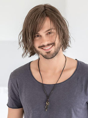 Brian | Men's Heat Friendly Mono Part Lace Front Synthetic Wig | Ellen Wille | Average Large - Buy Wigs USA