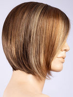 TOBACCO LIGHTED 8.27.22 | Medium Brown base with Light Golden Blonde Highlights, Light Auburn Lowlights, and Lightened at the Front