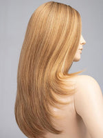 LIGHT BERNSTEIN ROOTED 14.20.27 | Light Auburn, Light Honey Blonde, and Light Reddish Brown Blend and Dark Roots